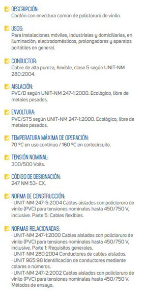 Imagen de ROLLO 100MTS CABLE 3X1 CHAROLADO BLANCO